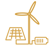 Logotipo Energías renovables, autoconsumo y almacenamiento